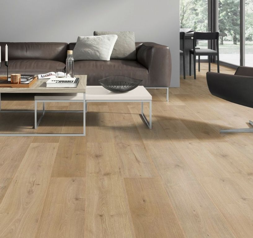 Sol stratifié EASYLIFE 8 MM HYDRO Easylife, aspect Bois naturel, lame 19.20 x 128.50 cm