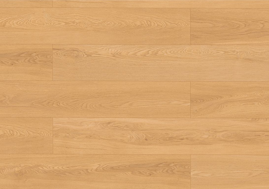 Sol stratifié EASYLIFE 8 MM HYDRO Easylife, aspect Bois chêne doré, lame 19.20 x 128.50 cm