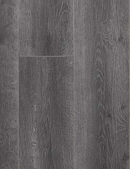 Sol stratifié EASYLIFE LEGEND , aspect Bois gris foncé carbone, lame 19.40 x 128.60 cm