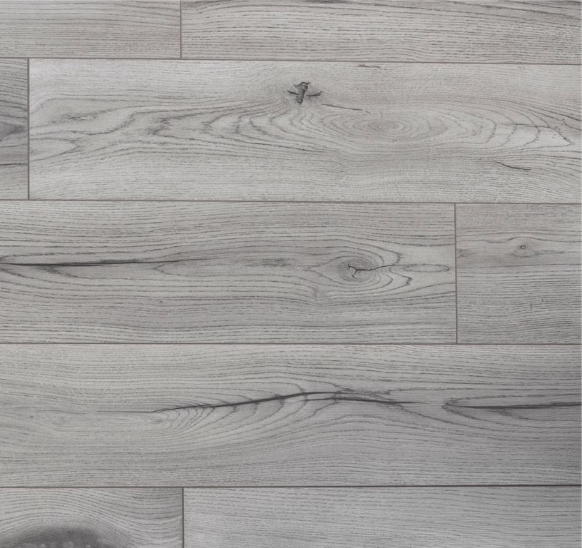 Sol stratifié ESSENTIEL 2 Easylife, aspect Bois grisé, lame 19.30 x 138.00 cm