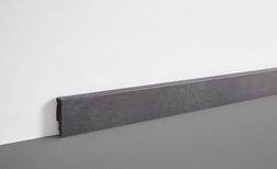 Plinthe  , PVC, décor Béton béton foncé, h.5.00 x L. 240.00 cm