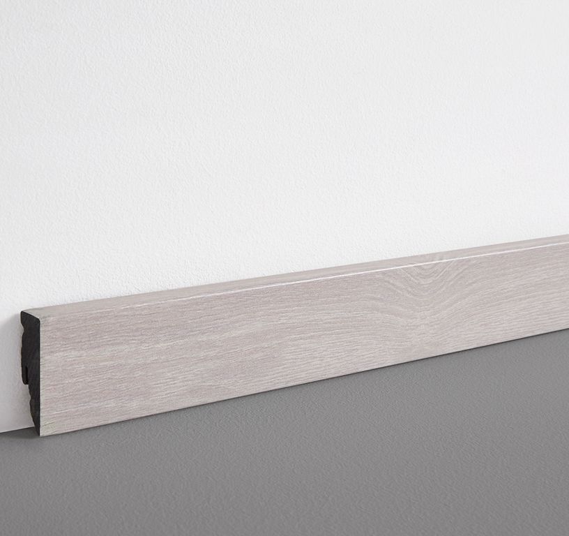 Plinthe  , PVC, décor Bois chêne rose , h.5.00 x L. 240.00 cm