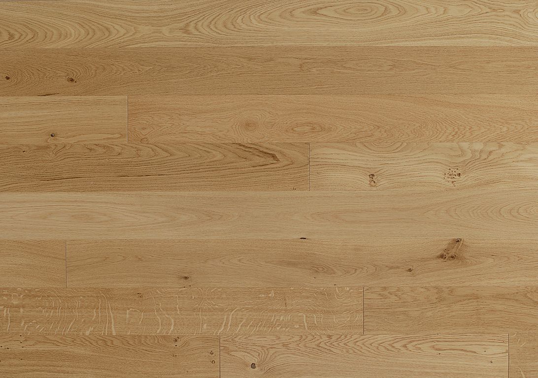 Parquet contrecollé MAJESTE 139 CHENE AUTHENTIQUE, chêne miel, verni, larg. 13.90 cm