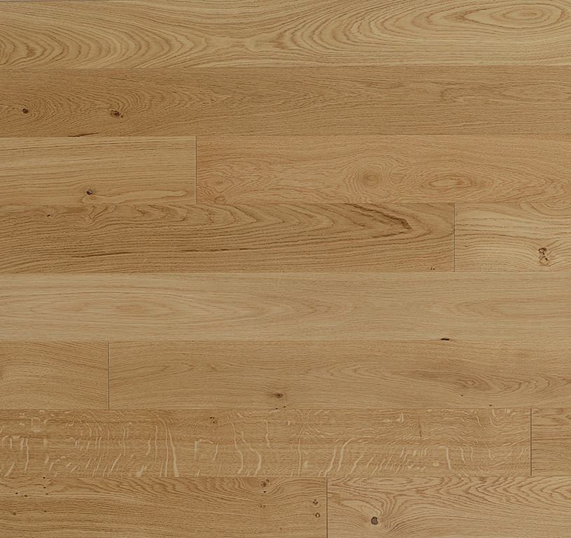 Parquet contrecollé MAJESTE 139 CHENE AUTHENTIQUE, chêne miel, verni, larg. 13.90 cm