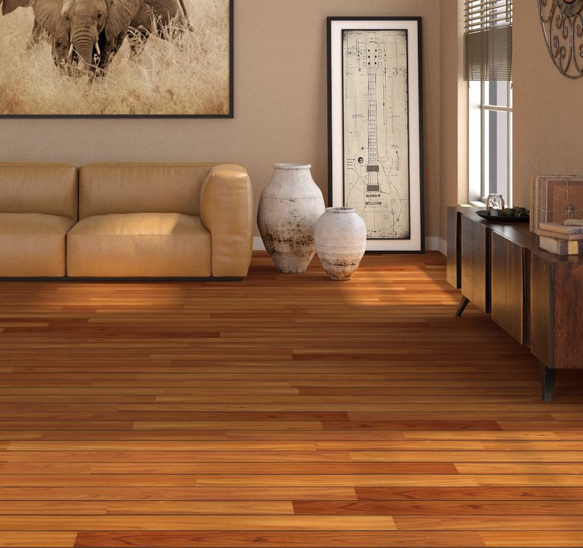 Parquet contrecollé TECK 2 COUCHES PONT BATEAU HUILE 100, teck naturel, huilé, larg. 10.00 cm