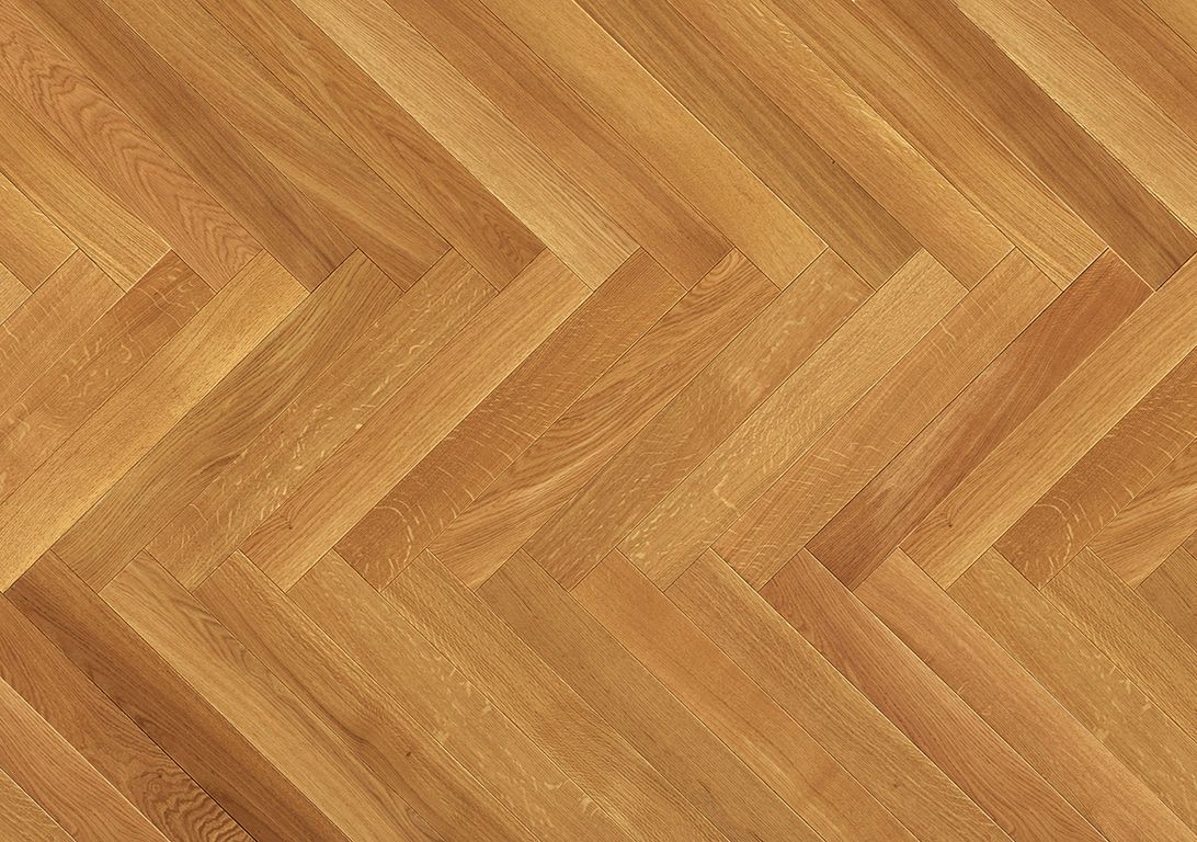 Parquet contrecollé CASTELLA 90 CHENE AUTHENTIQUE, chêne naturel, verni, larg. 9.00 cm