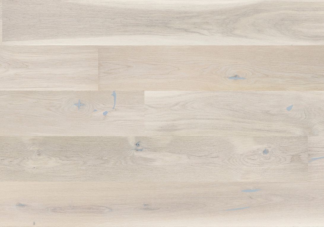 Parquet contrecollé BELOVIA 207 CHENE AUTHENTIQUE, chêne blanc, verni, larg. 20.70 cm