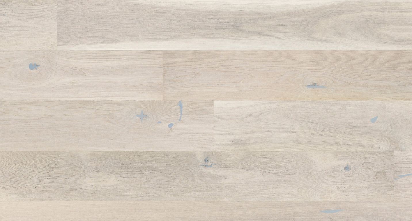 Parquet contrecollé BELOVIA 207 CHENE AUTHENTIQUE, chêne blanc, verni, larg. 20.70 cm