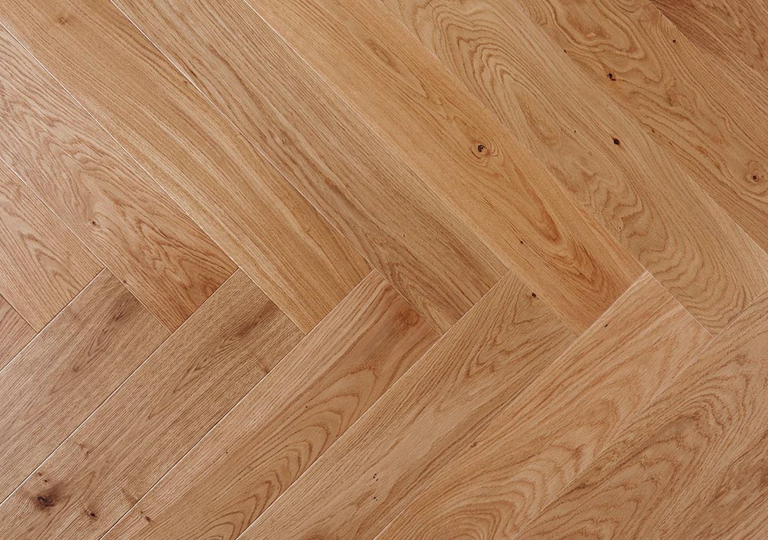 Parquet contrecollé CHAMBORD 130 CHENE COURANT new clic, chêne naturel, verni, larg. 13.00 cm