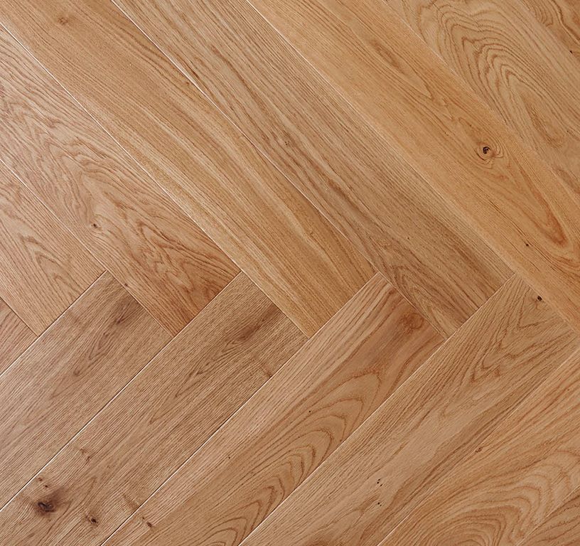 Parquet contrecollé CHAMBORD 130 CHENE COURANT new clic, chêne naturel, verni, larg. 13.00 cm