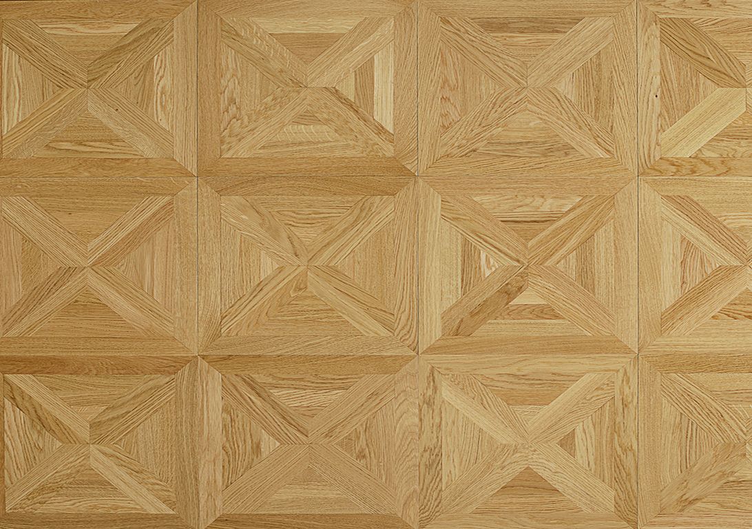 Parquet contrecollé PRESTIGE CHENE COURANT, chêne naturel, verni, larg. 39.20 cm