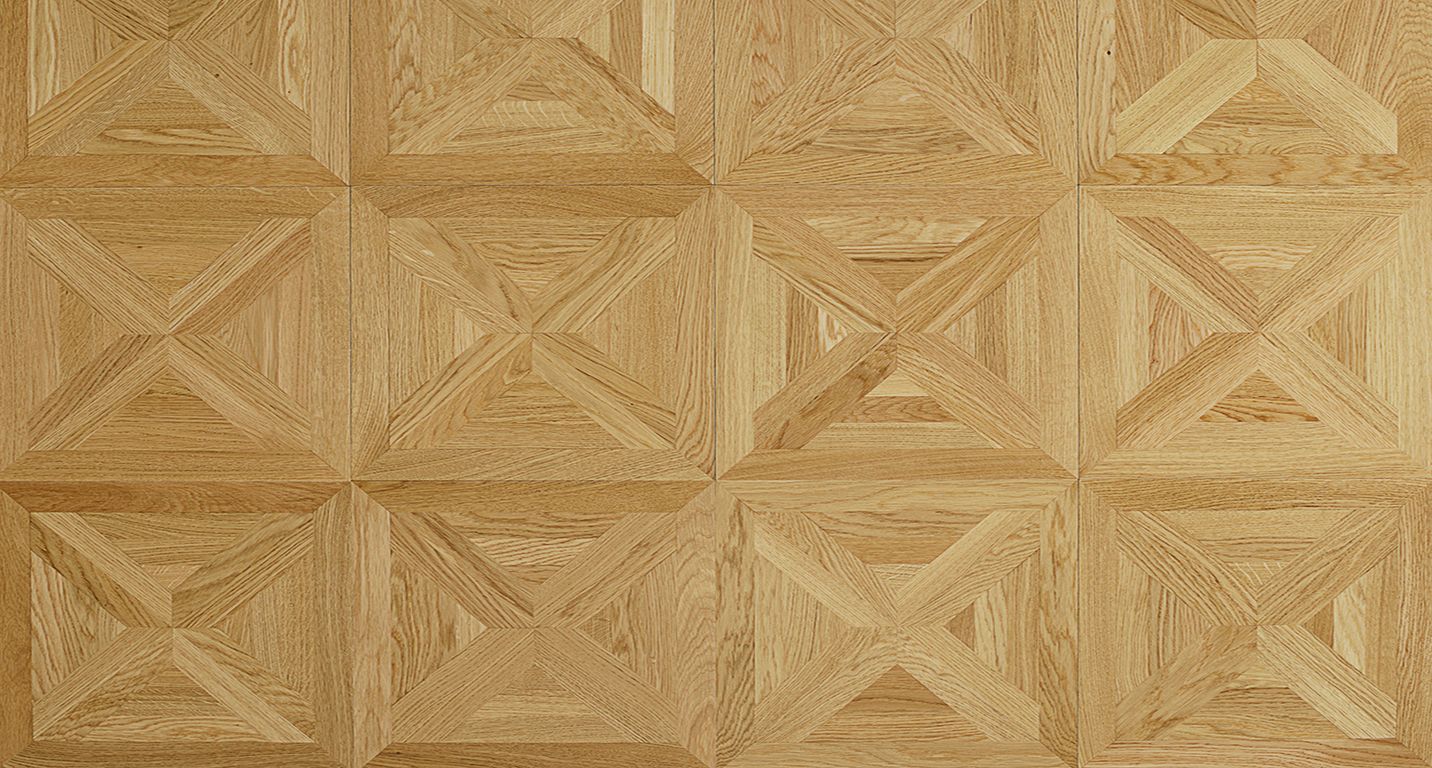Parquet contrecollé PRESTIGE CHENE COURANT, chêne naturel, verni, larg. 39.20 cm