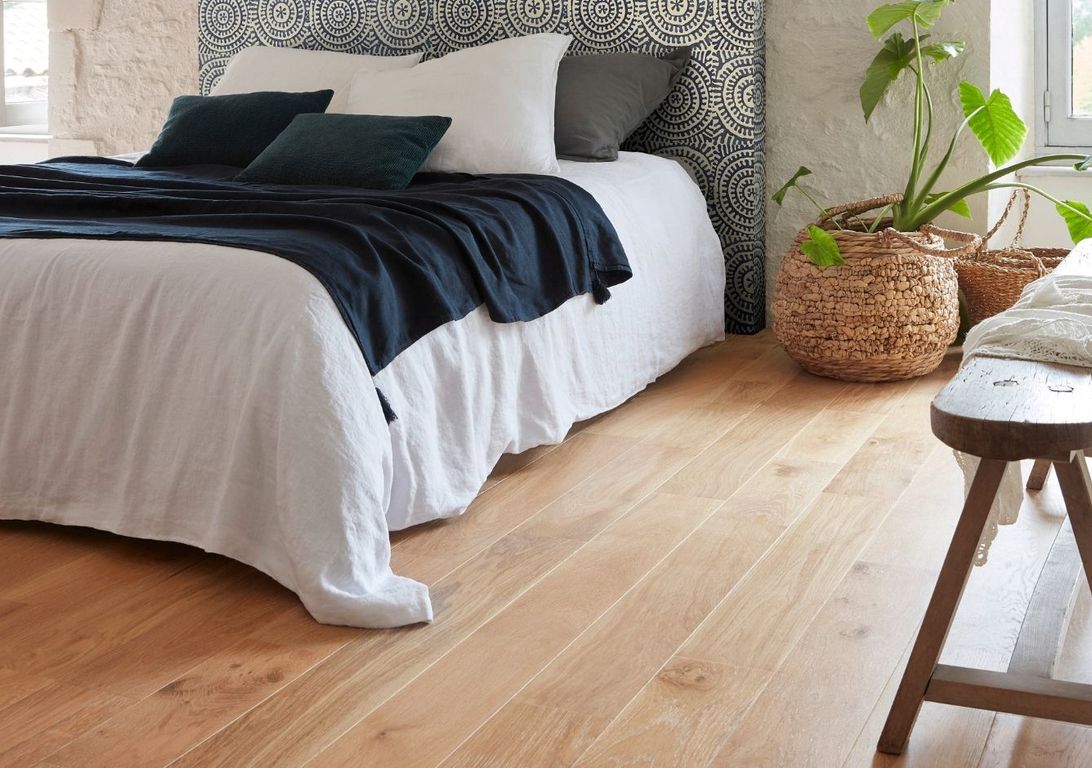 Parquet contrecollé MAESTRO 139 CHENE AUTHENTIQUE, chêne naturel, huilé, larg. 13.90 cm