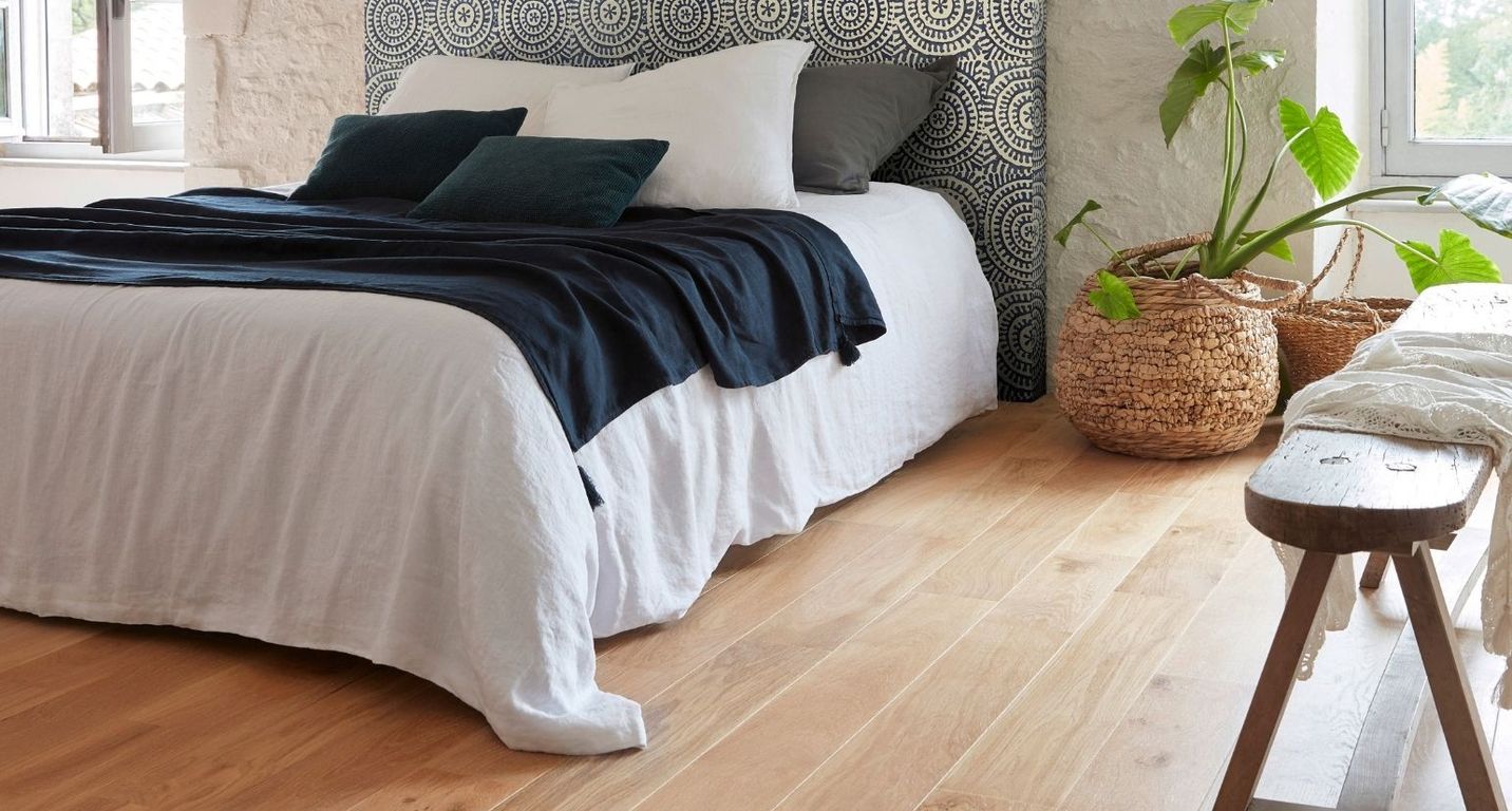 Parquet contrecollé MAESTRO 139 CHENE AUTHENTIQUE, chêne naturel, huilé, larg. 13.90 cm