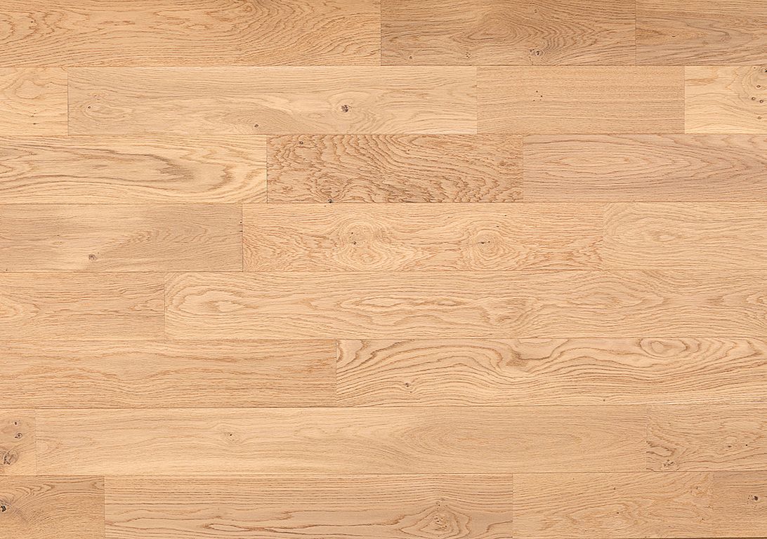 Parquet contrecollé MAESTRO 139 CHENE AUTHENTIQUE, chêne naturel, verni, larg. 13.90 cm