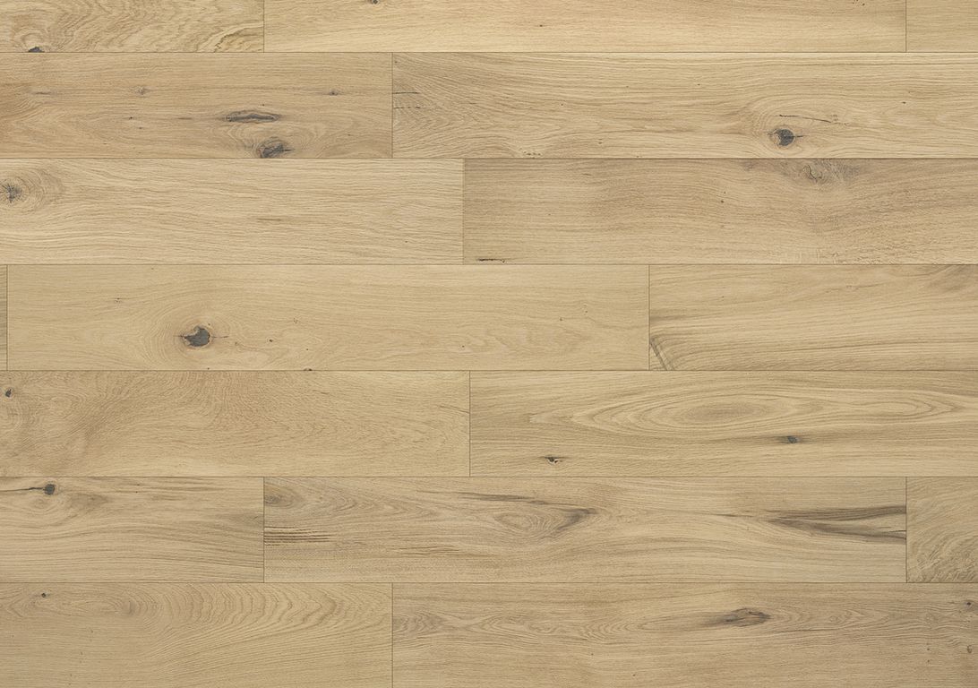 Parquet contrecollé DOMAINE 180 CHENE AUTHENTIQUE, chêne naturel, verni, larg. 18.00 cm