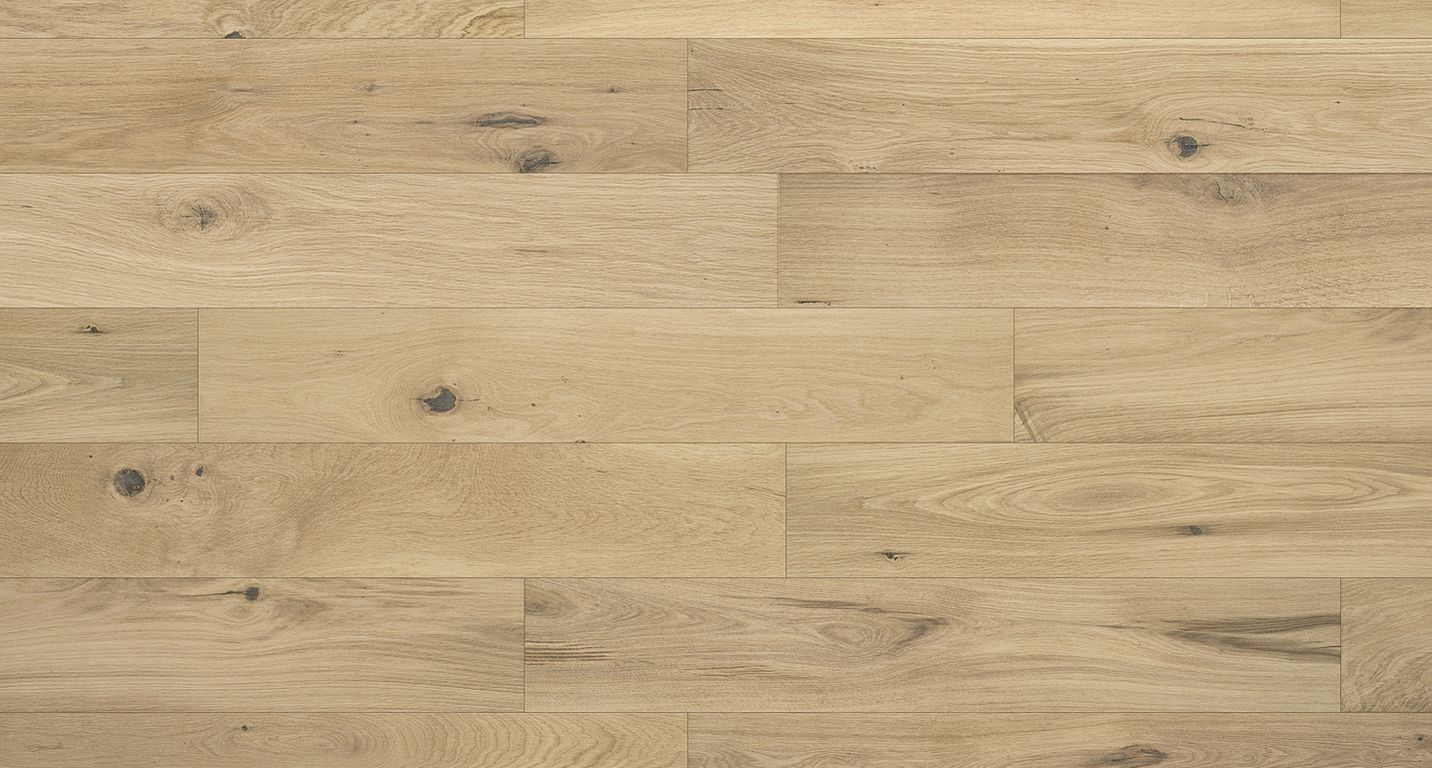 Parquet contrecollé DOMAINE 180 CHENE AUTHENTIQUE, chêne naturel, verni, larg. 18.00 cm