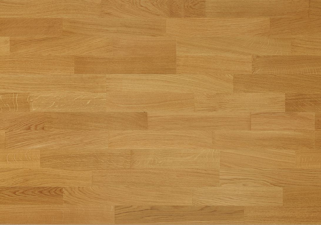 Parquet contrecollé ROYAL CLIC 139 CHENE EXCLUSIF, chêne miel, verni, larg. 13.90 cm