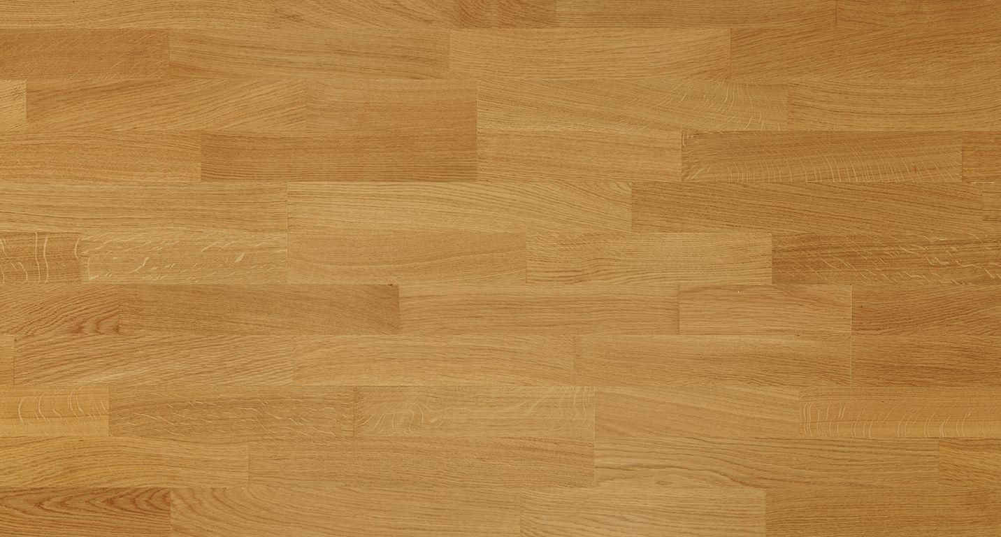 Parquet contrecollé ROYAL CLIC 139 CHENE EXCLUSIF, chêne miel, verni, larg. 13.90 cm