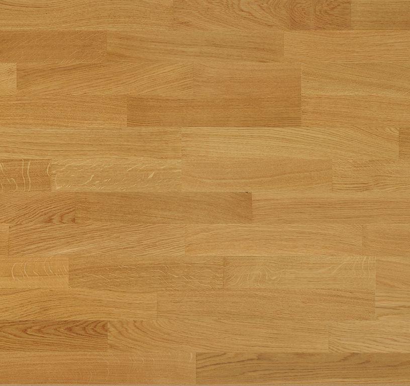 Parquet contrecollé ROYAL CLIC 139 CHENE EXCLUSIF, chêne miel, verni, larg. 13.90 cm