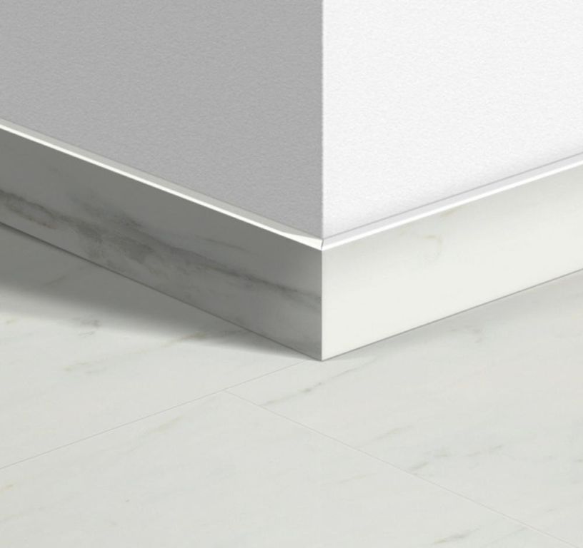 Plinthe  Quick Step, Mdf, décor Carrelage carrare, h.5.80 x L. 240.00 cm