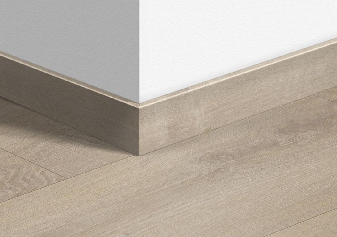 Plinthe  Quick Step, Mdf, décor Bois velours beige, h.5.80 x L. 240.00 cm