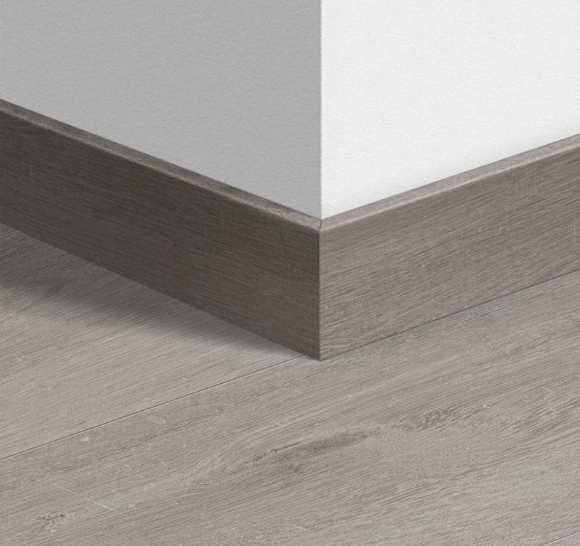 Plinthe  Quick Step, Mdf, décor  coton gris, h.5.80 x L. 240.00 cm