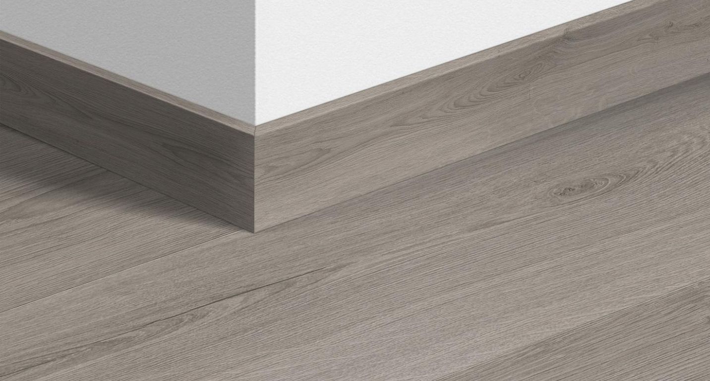 Plinthe  Quick Step, Mdf, décor Bois gris ramageux, h.5.80 x L. 240.00 cm