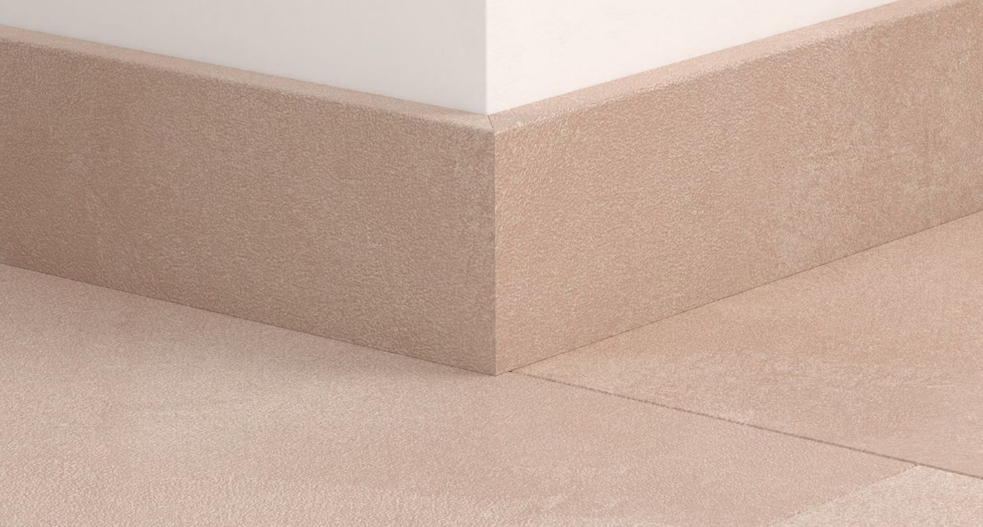 Plinthe  Quick Step, Mdf, décor Béton rose, h.5.80 x L. 240.00 cm