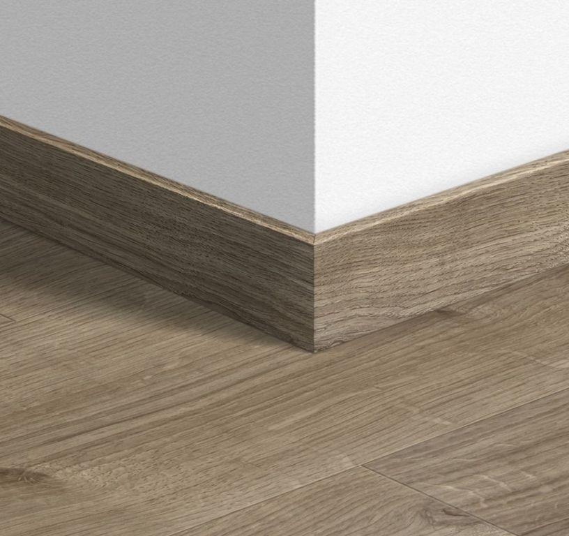 Plinthe  Quick Step, Mdf, décor Bois chêne gris, h.5.80 x L. 240.00 cm