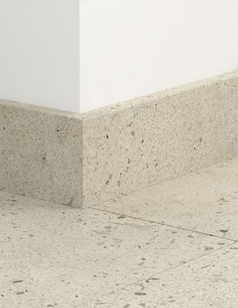Plinthe  Quick Step, PVC, décor Carrelage terrazzo beige, h.5.80 x L. 240.00 cm
