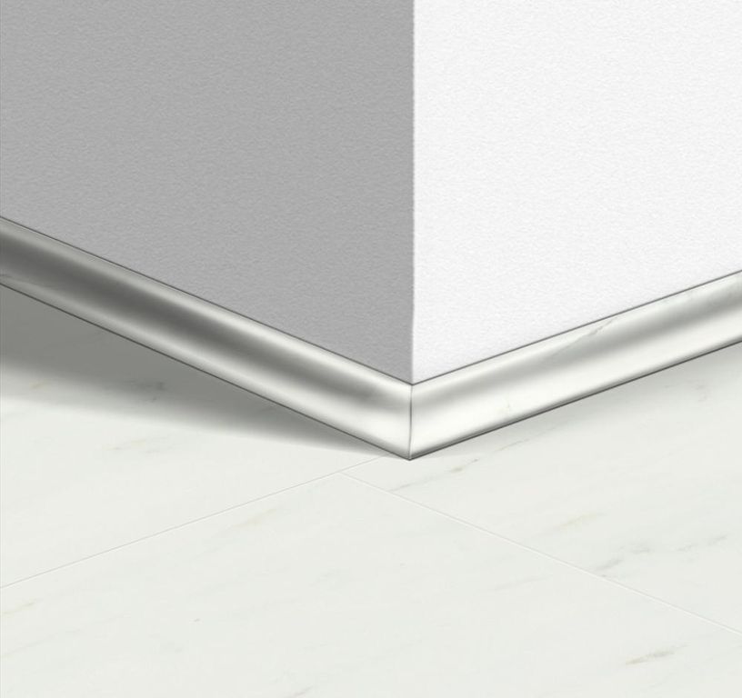 Moulure  Quick Step, PVC, décor Carrelage carrare, h.1.70 x L. 240.00 cm