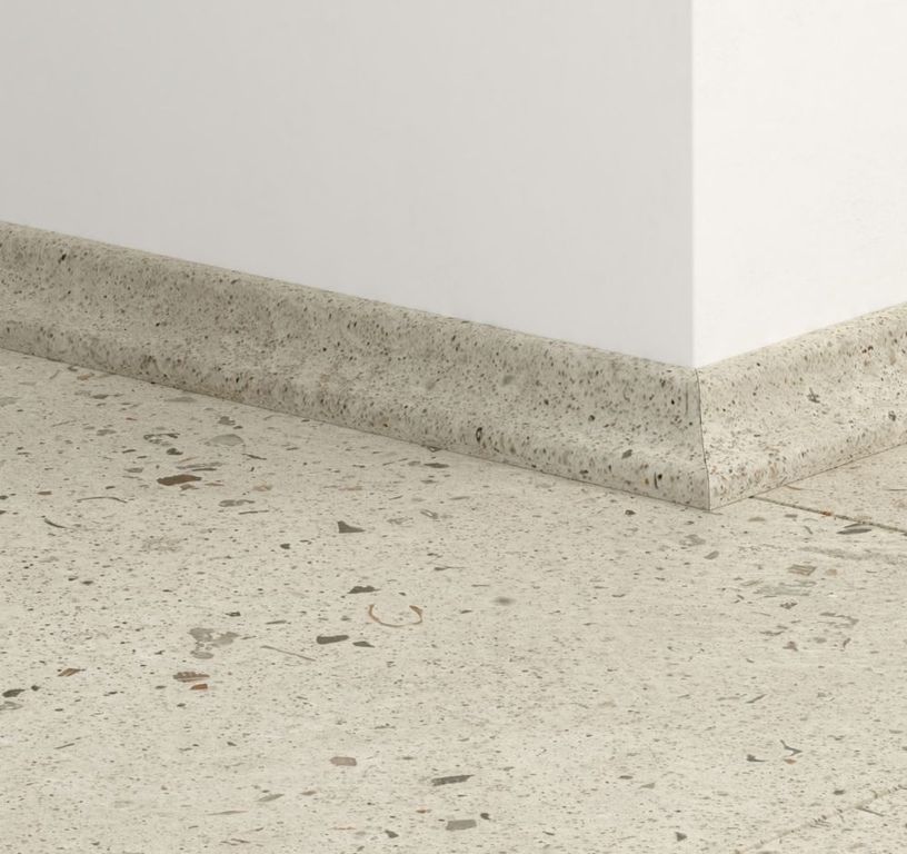 Moulure  Quick Step, PVC, décor Béton gris, h.1.70 x L. 240.00 cm