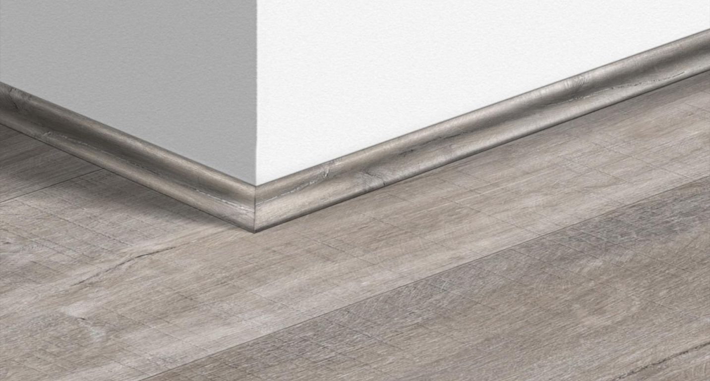 Moulure  Quick Step, PVC, décor Bois gris, h.1.70 x L. 240.00 cm