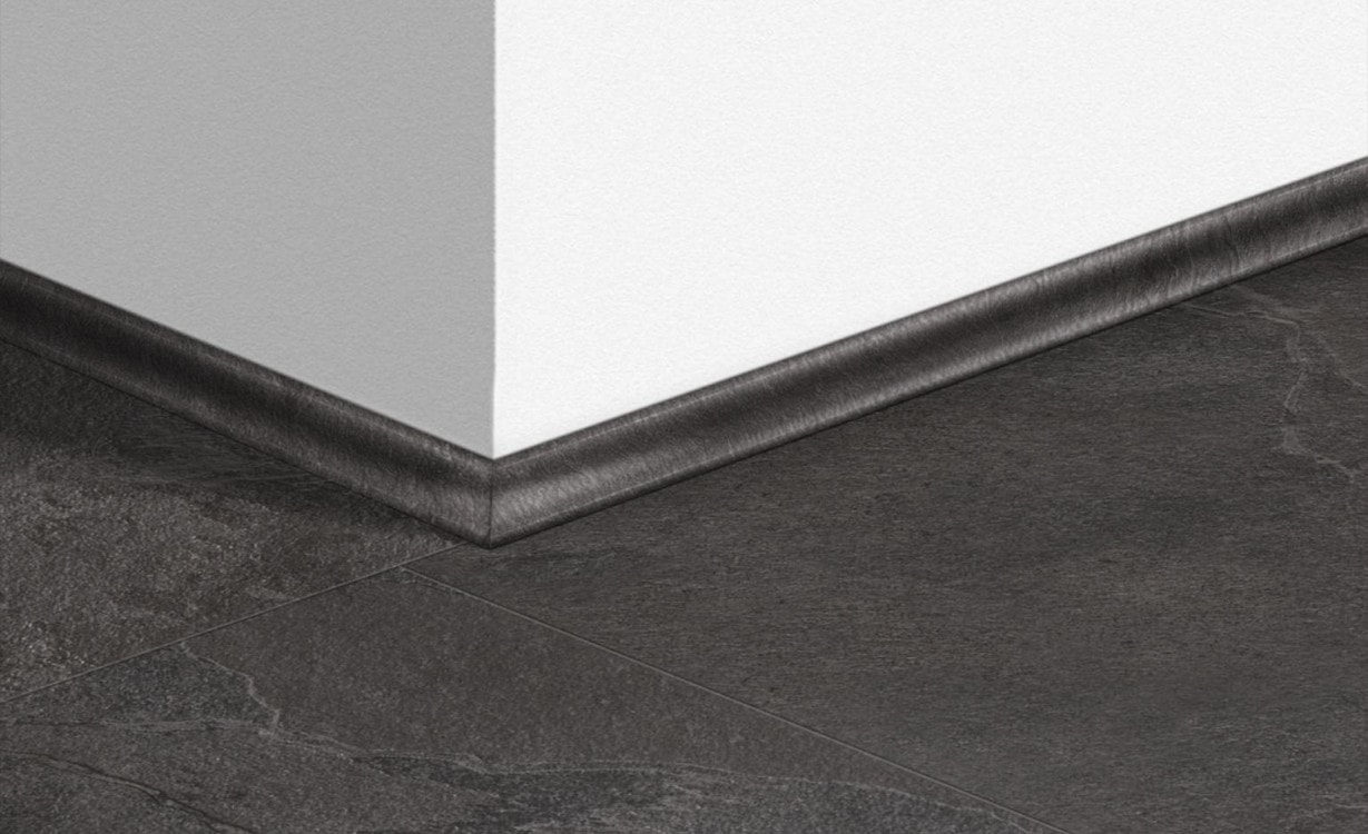 Moulure  Quick Step, PVC, décor Carrelage noir, h.1.70 x L. 240.00 cm