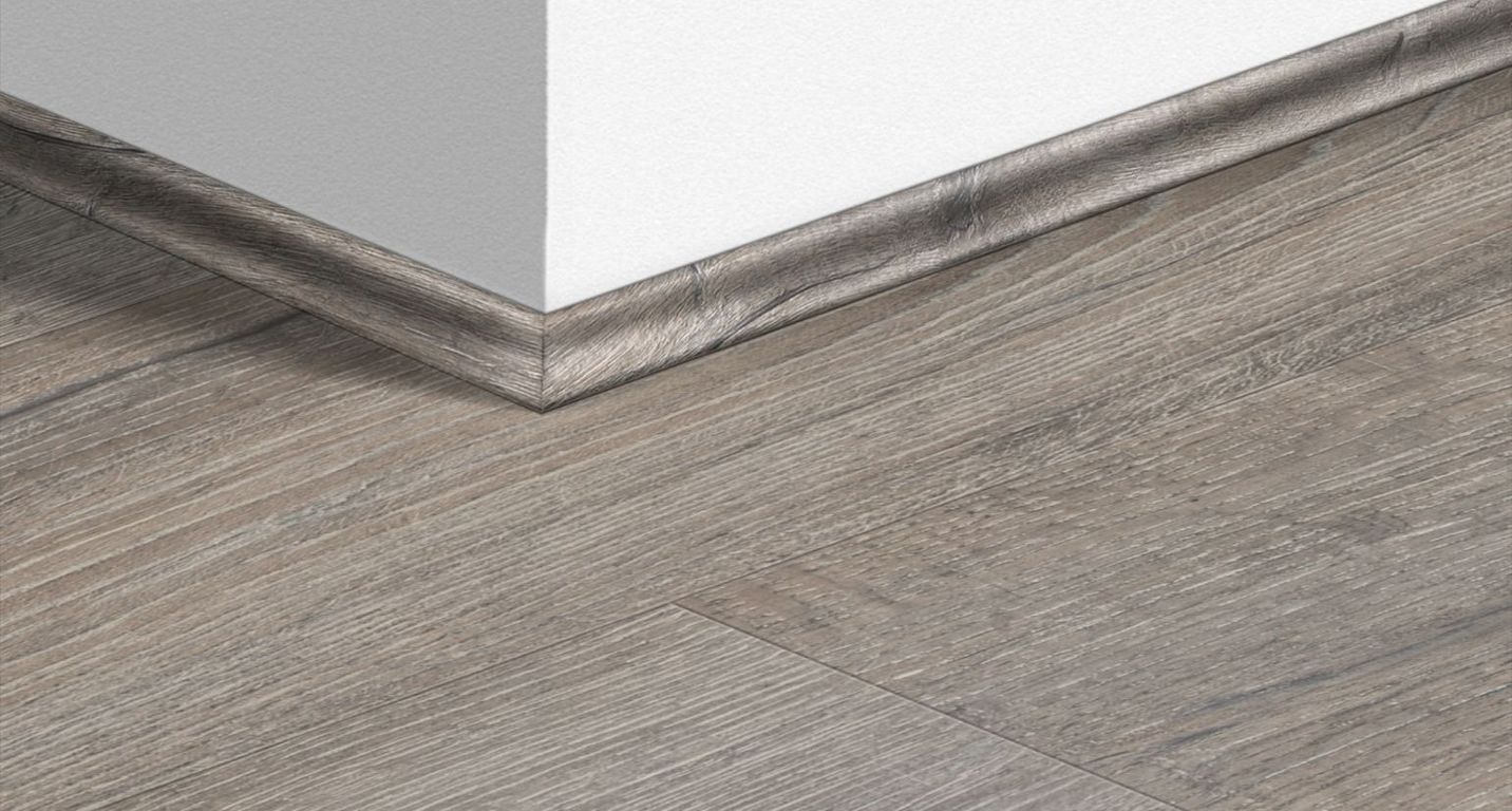 Moulure  Quick Step, PVC, décor Bois gris, h.1.70 x L. 240.00 cm
