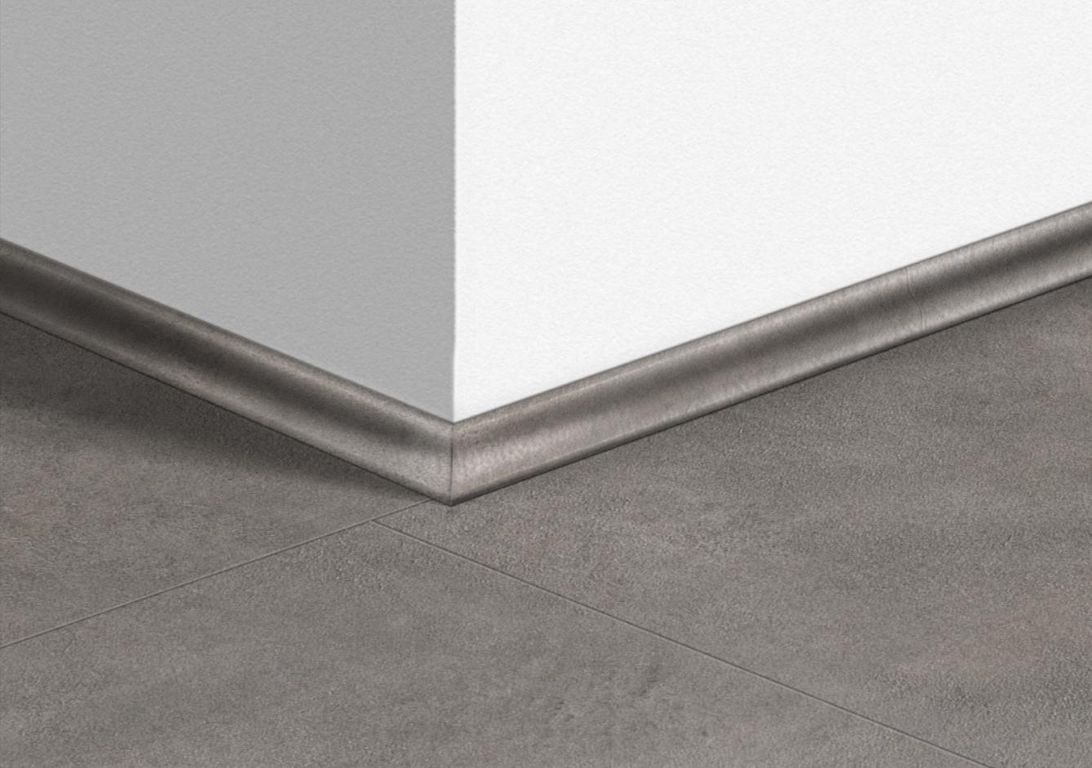 Moulure  Quick Step, PVC, décor Béton gris foncé, h.1.70 x L. 240.00 cm