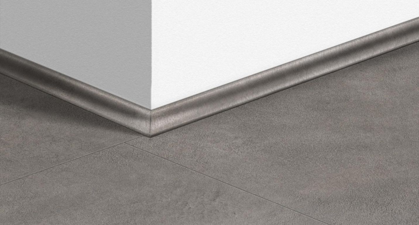 Moulure  Quick Step, PVC, décor Béton gris foncé, h.1.70 x L. 240.00 cm