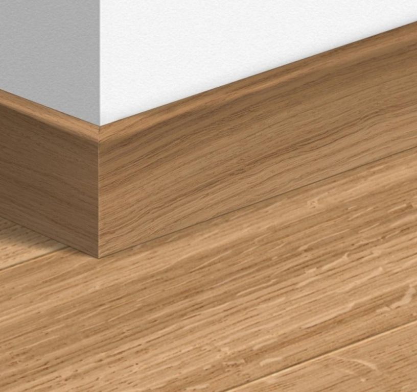 Plinthe  Quick Step, Mdf placage bois, décor Bois naturel extra mat, h.8.00 x L. 240.00 cm