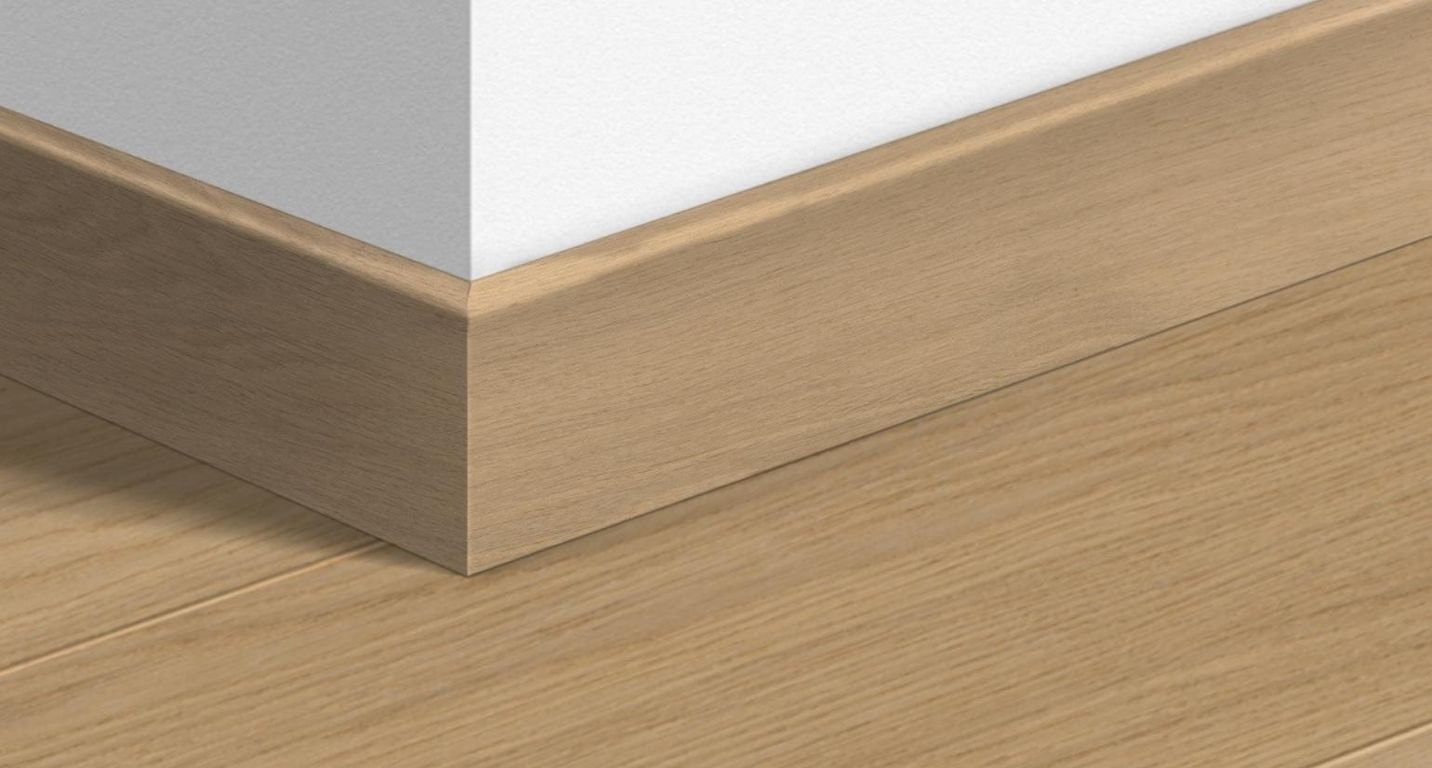 Plinthe  Quick Step, Mdf placage bois, décor Bois désert extra mat, h.8.00 x L. 240.00 cm
