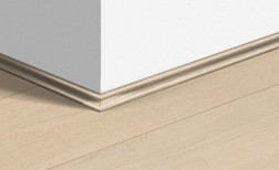 Contre-plinthe  Quick Step, Mdf placage bois, décor Bois polaire mat, h.1.70 x L. 240.00 cm