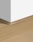 Contre-plinthe  Quick Step, Mdf placage bois, décor Bois naturel extra mat, h.1.70 x L. 240.00 cm