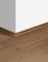 Contre-plinthe  Quick Step, Mdf placage bois, décor Bois brut cannelle extra mat, h.1.70 x L. 240.00 cm