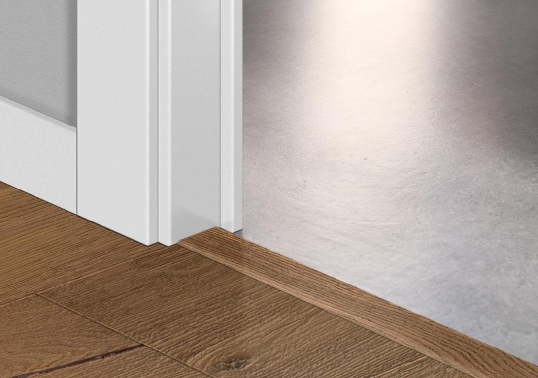 Profilé multi fonction INCIZO QS PARQUET Quick Step, mdf placage bois, décor brut cannelle extra mat, l.5.40 x L. 215.00 cm