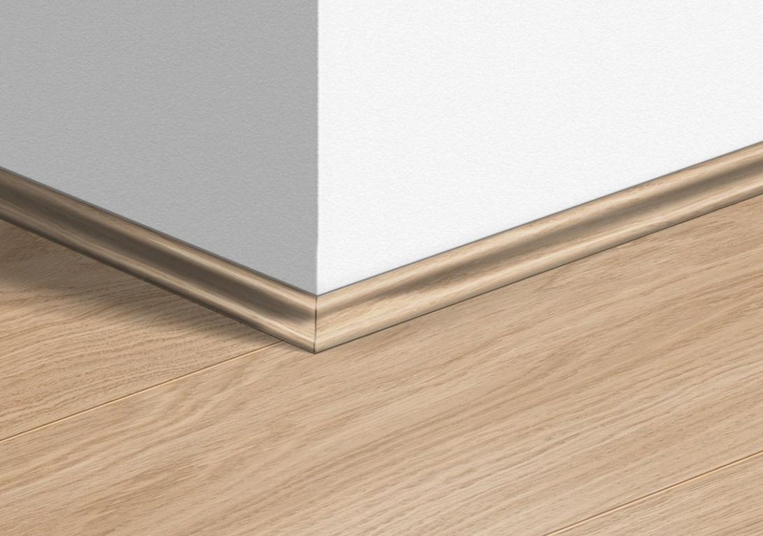 Quart de rond  Quick Step, Mdf, décor Bois blanchi, h.1.70 x L. 240.00 cm