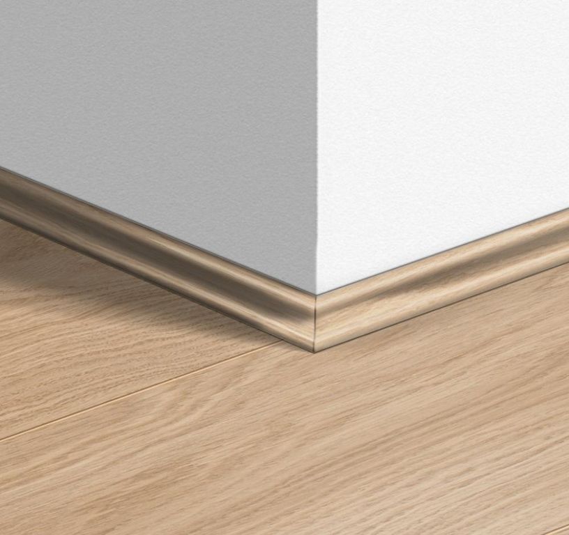 Quart de rond  Quick Step, Mdf, décor Bois blanchi, h.1.70 x L. 240.00 cm