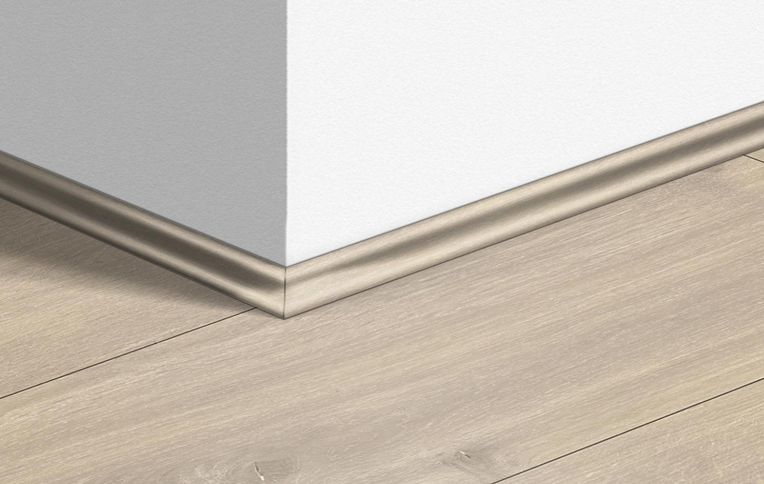 Quart de rond Quick Step, Mdf, décor Bois chêne beige clair, h.1.70 x L. 240.00 cm