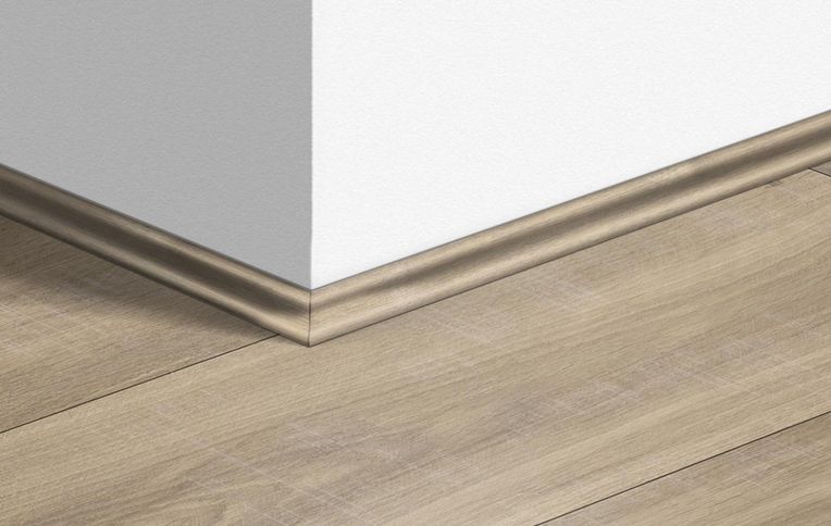 Quart de rond Quick Step, Mdf, décor Bois chêne beige foncé, h.1.70 x L. 240.00 cm