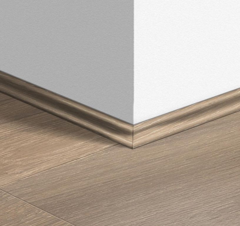 Quart de rond  Quick Step, Mdf, décor Bois chêne marron clair, h.1.70 x L. 240.00 cm