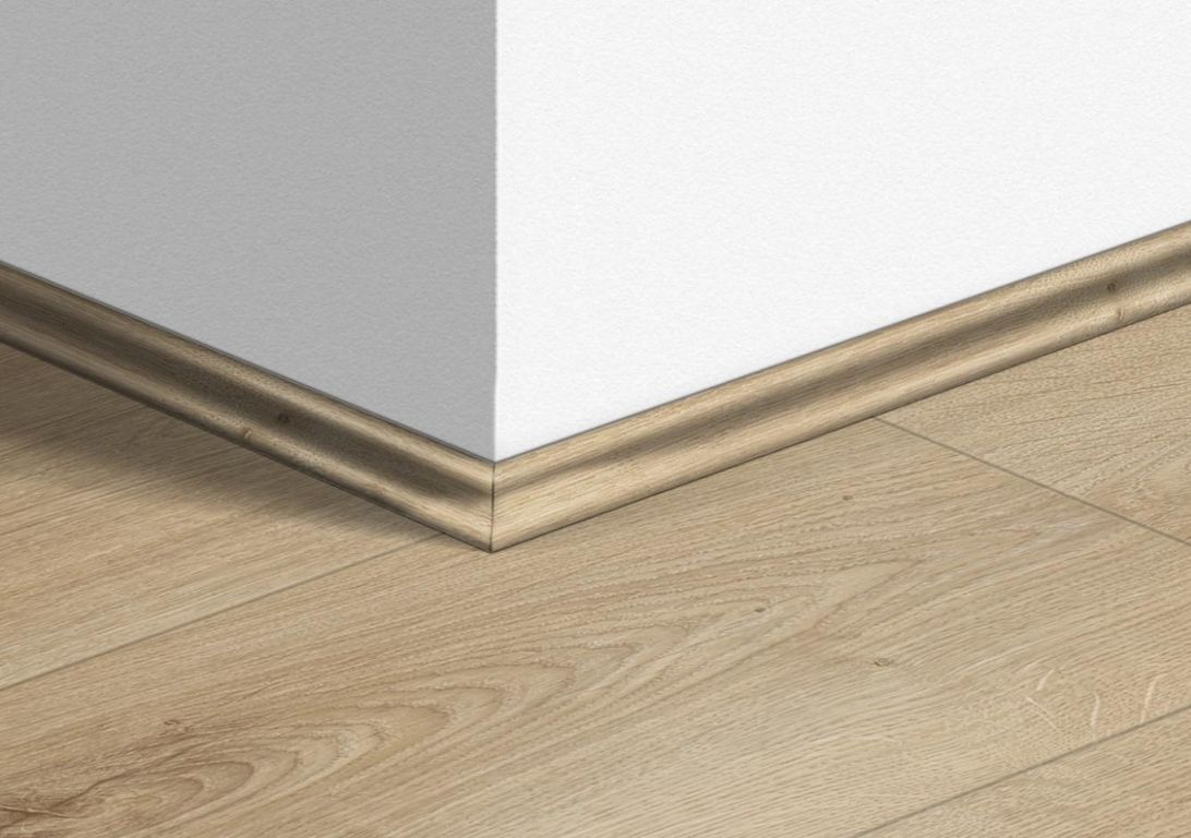 Quart de rond  Quick Step, Mdf, décor Bois chêne beige, h.1.70 x L. 240.00 cm